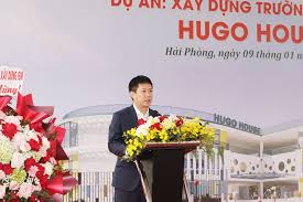 Khởi công Dự án xây dựng Trường Mầm non Hugo House trên địa bàn phường Anh Dũng, quận Dương Kinh